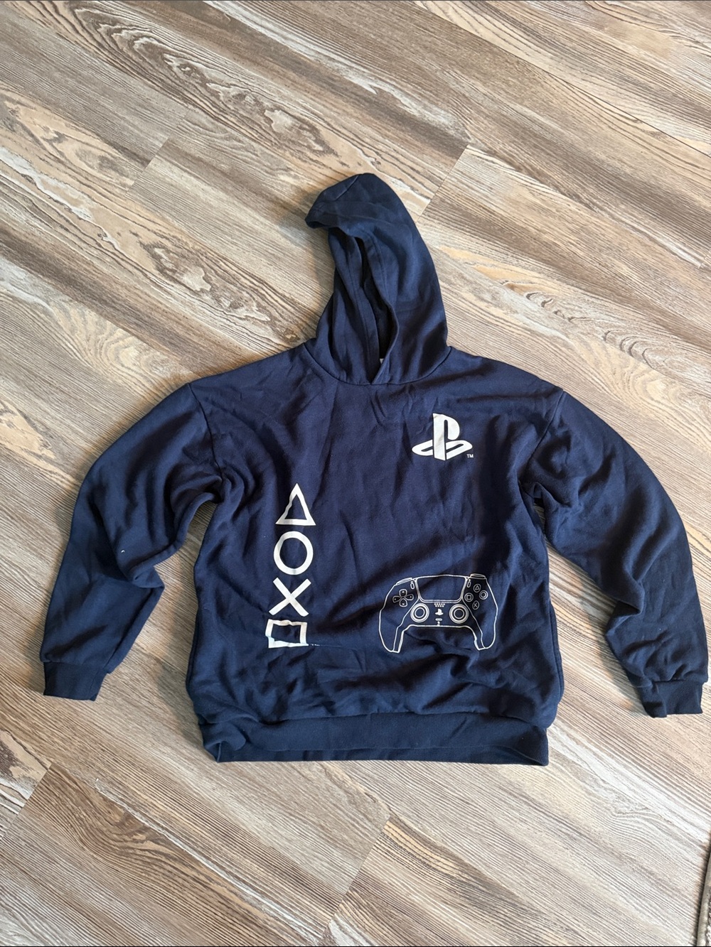 Sony Navy Blue PlayStation Graphic Hoodie